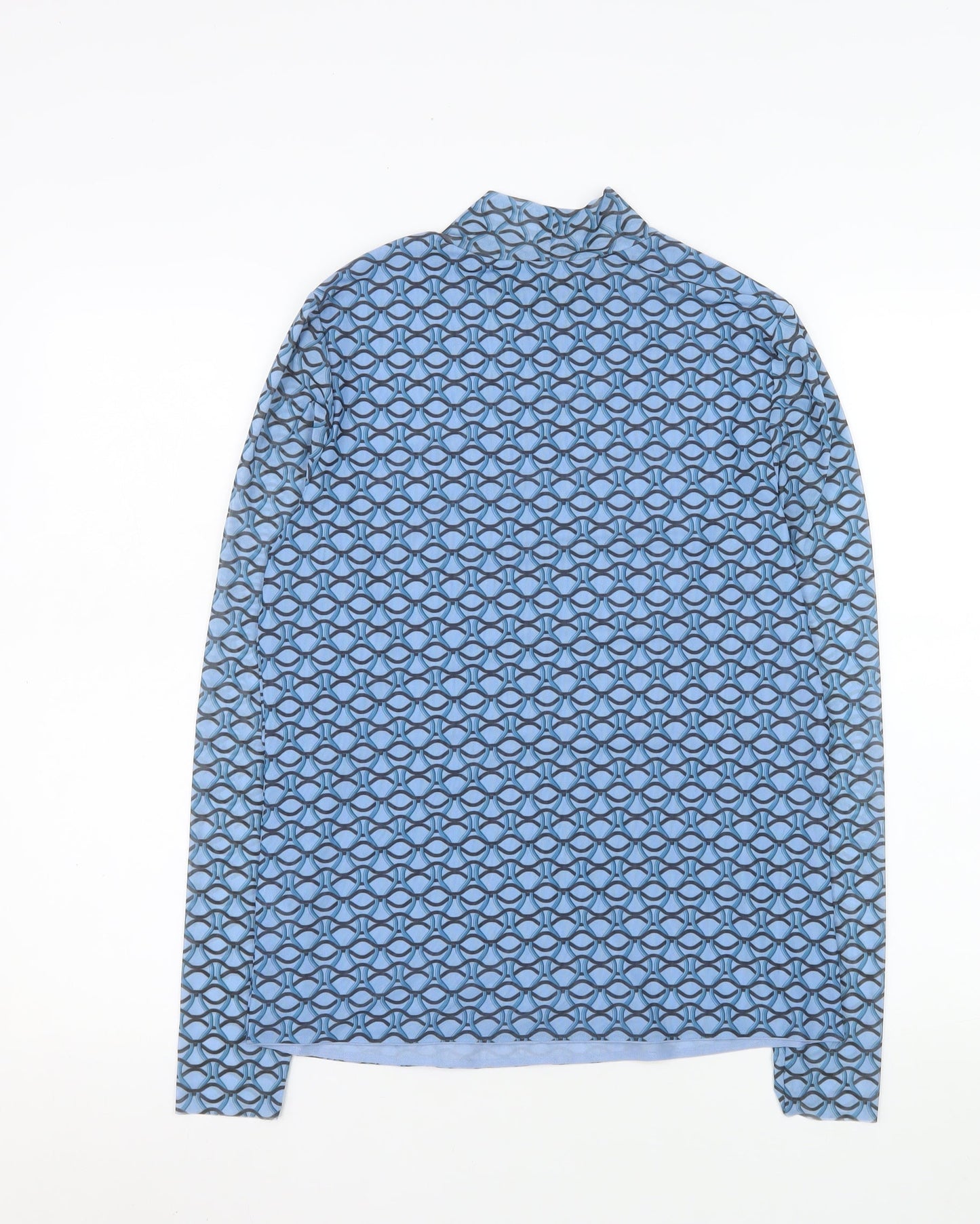 Womens UK Size 14 Gallery Blue Basic Blouse