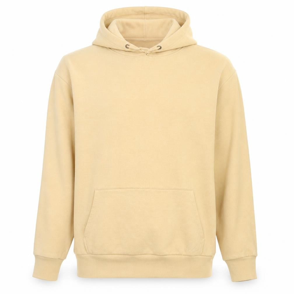 Mens UK Size XL River Island Beige Pullover Hoodie