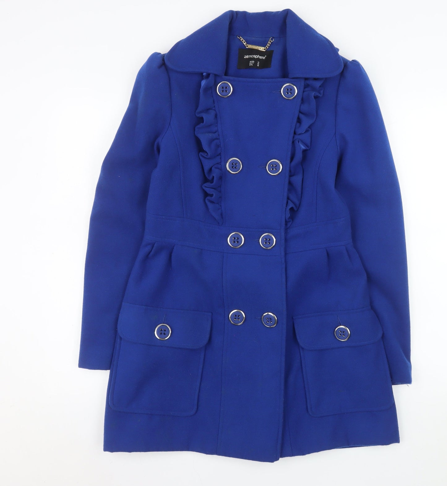 Womens UK Size 10 Atmosphere Blue Coat