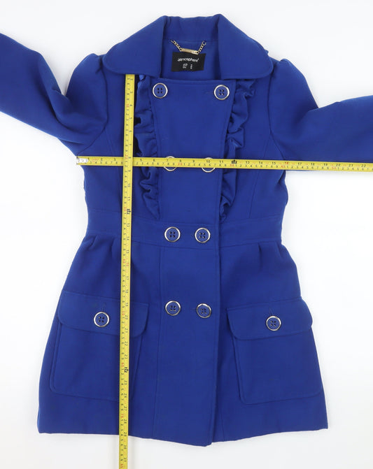 Womens UK Size 10 Atmosphere Blue Coat