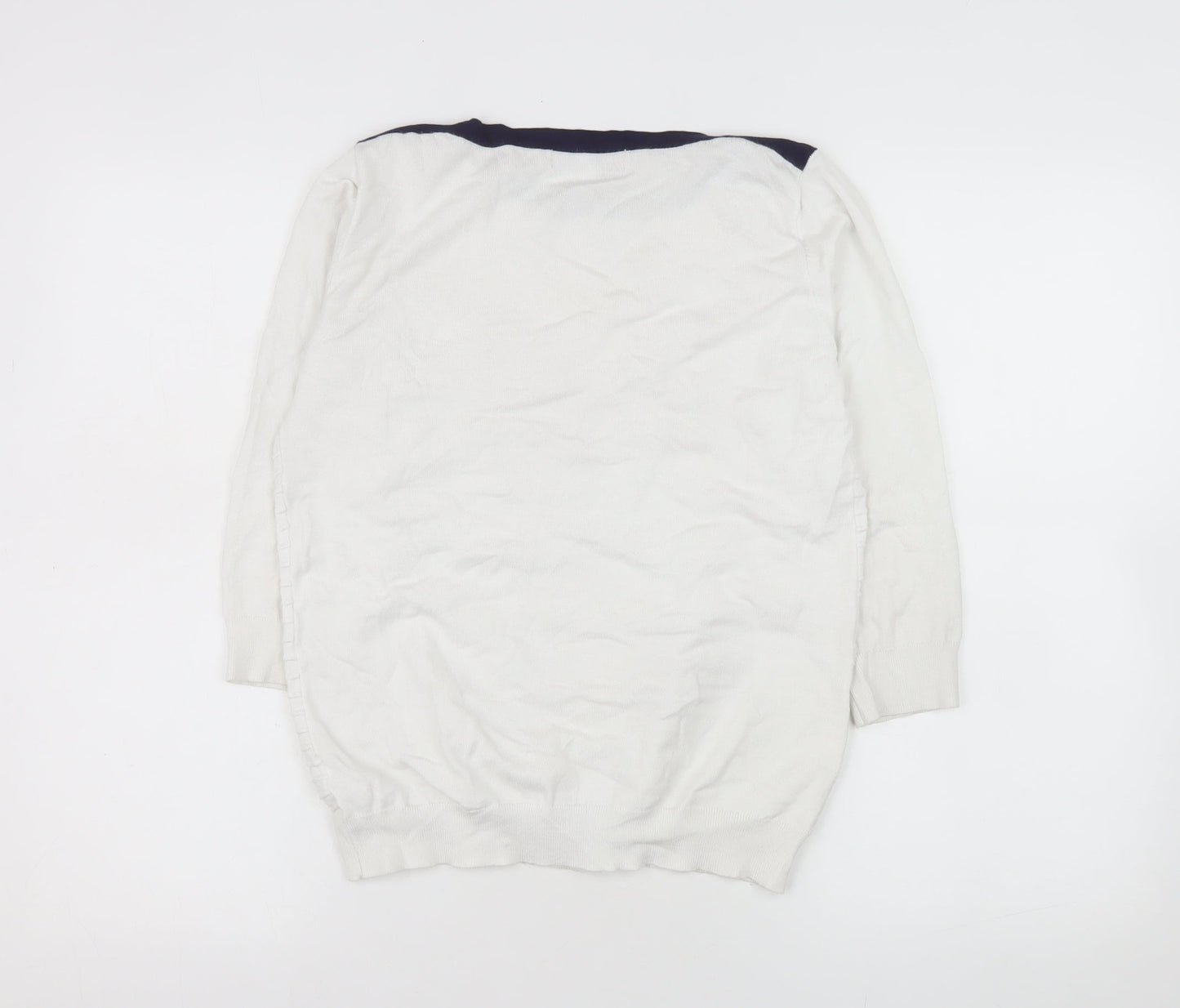 Womens UK Size S Mudflower Ivory Pullover Jumper