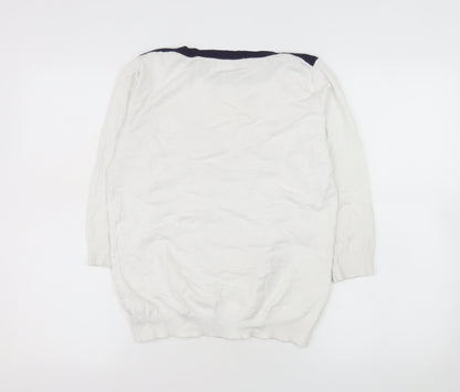 Womens UK Size S Mudflower Ivory Pullover Jumper