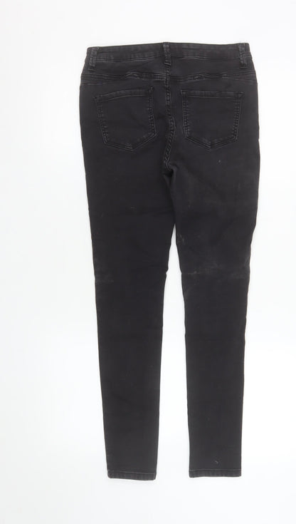 Womens UK Size 10 Denim Co Slim Fit Skinny Black Jeans