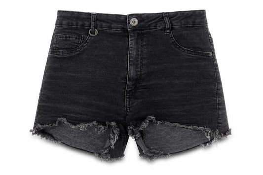 Womens UK Size 8 Bershka Slim Fit Cut-Off Shorts