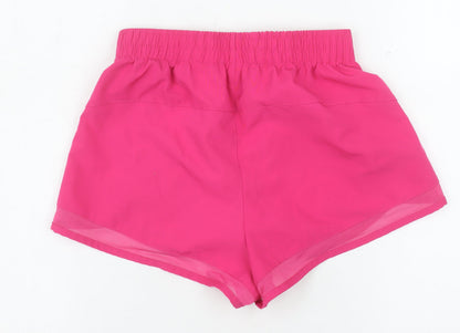 Womens UK Size XS Workout Regular Fit Athletic Shorts