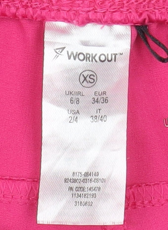 Womens UK Size XS Workout Regular Fit Athletic Shorts