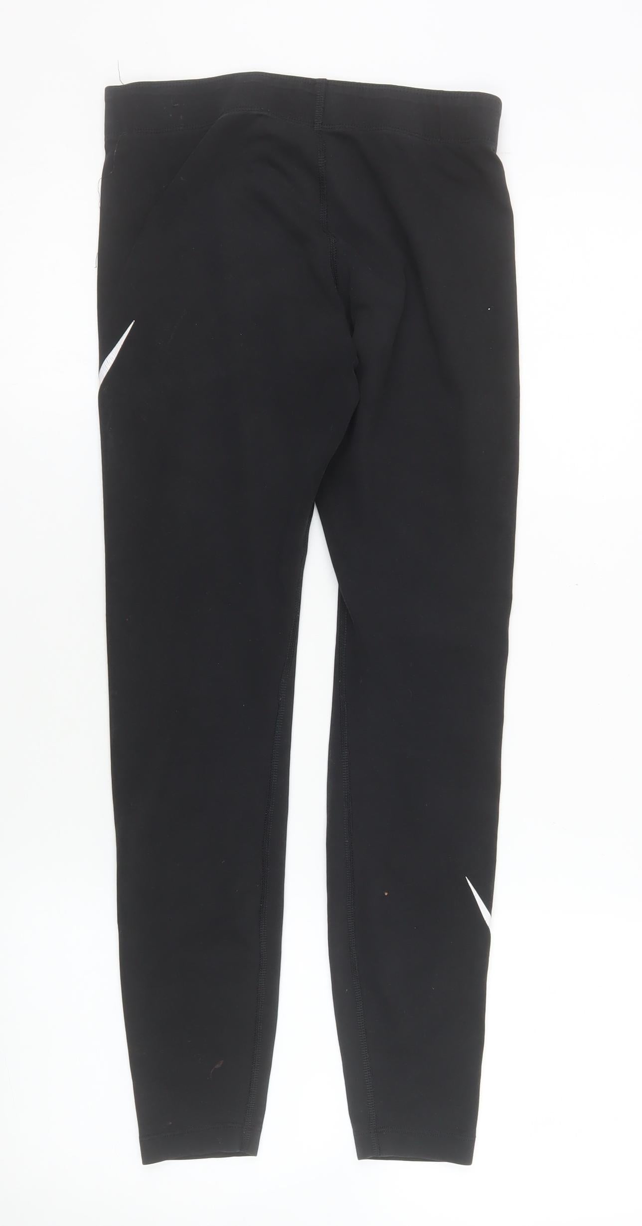 Womens UK Size S Nike Slim Fit Leggings Black Leggings