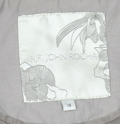 Womens UK Size 14 RJR John Rocha Grey Anorak Coat