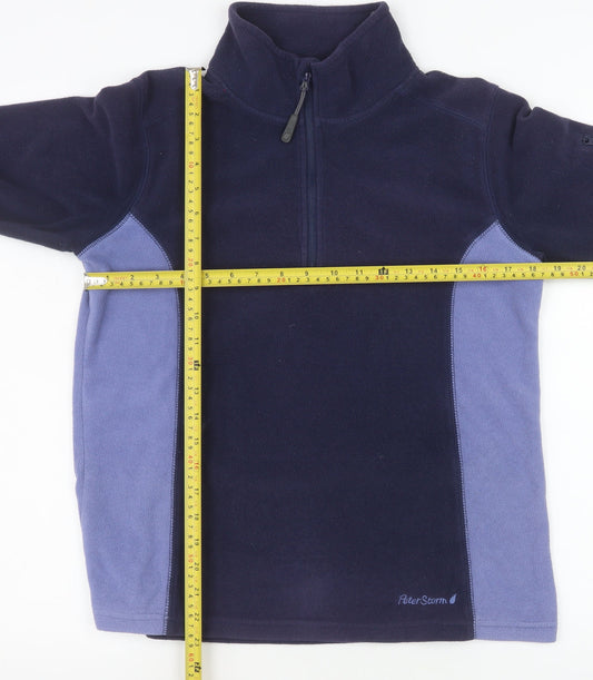 Womens UK Size 12 Peter Storm Blue Pullover Sweatshirt