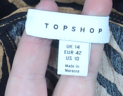 Womens UK Size 14 Topshop Shift Dress