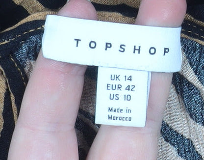 Womens UK Size 14 Topshop Shift Dress