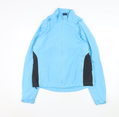 Womens UK Size 12 Crivit Sports Blue Windbreaker Coat