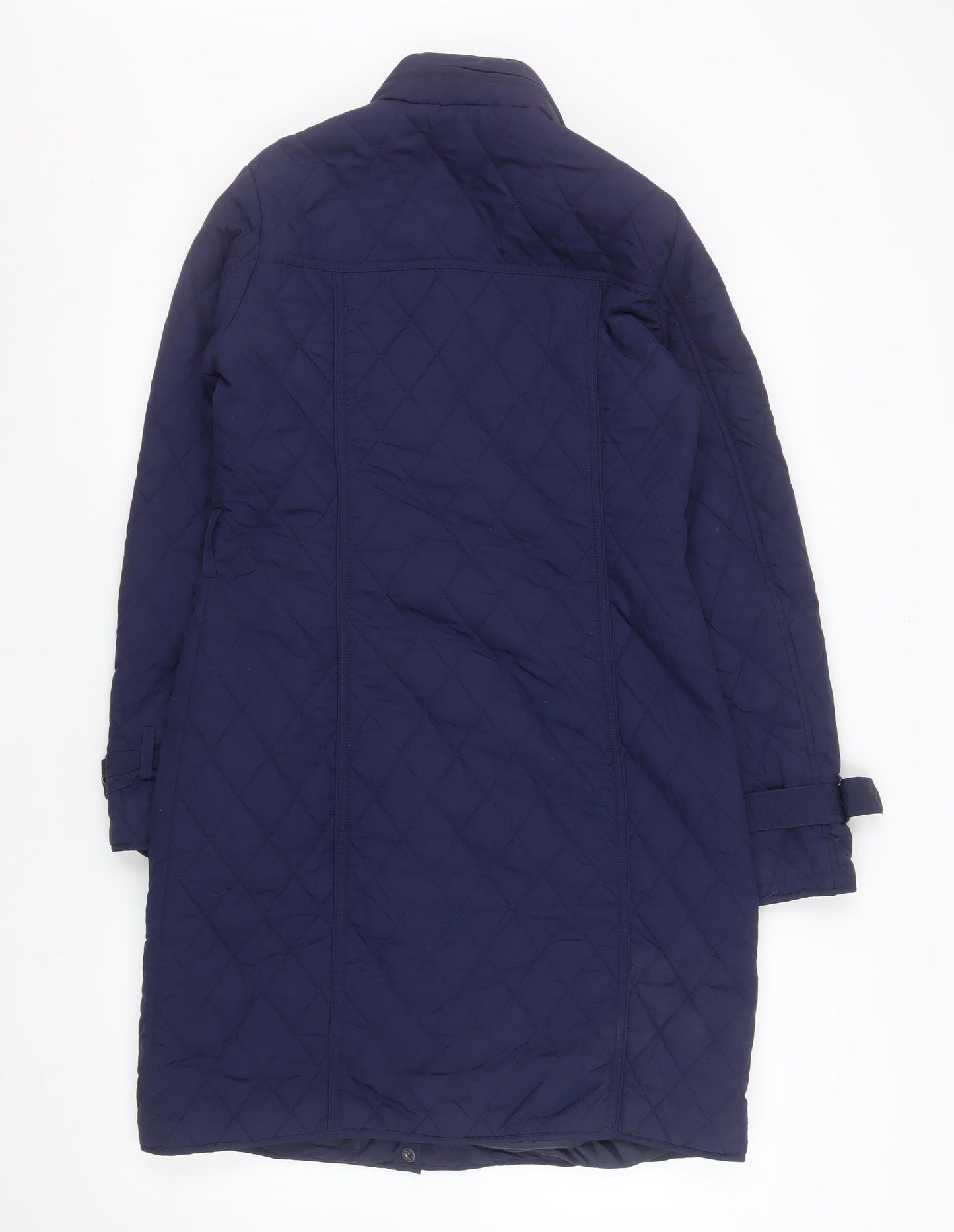 Womens UK Size 10 The Department Blue Quilted Coat
