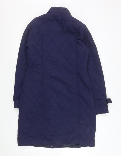 Womens UK Size 10 The Department Blue Quilted Coat