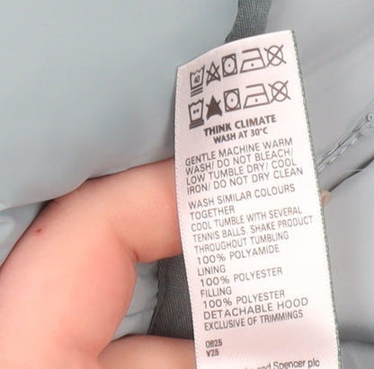 Marks and Spencer Women’s Green Size 16 Hooded Puffer Jacket