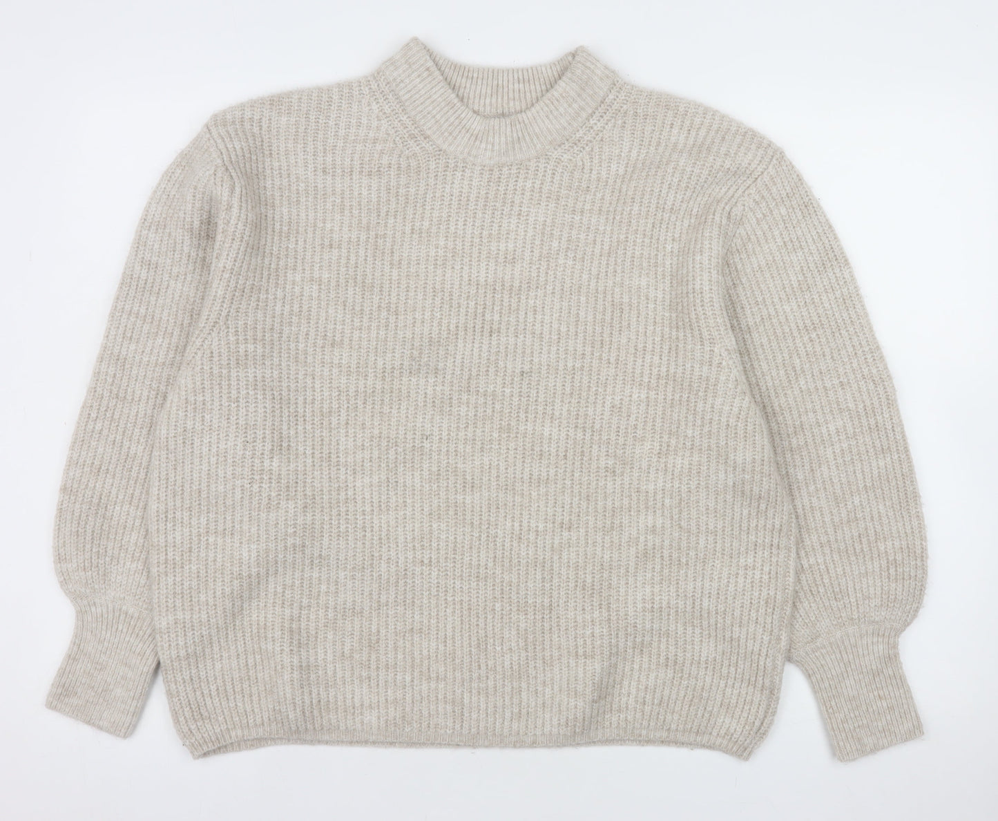 Womens UK Size 14 ASOS Beige Pullover Jumper
