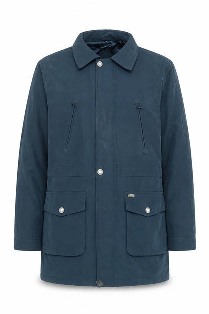Womens UK Size M Saxon Blue Parka Coat