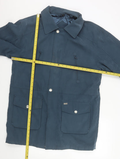 Womens UK Size M Saxon Blue Parka Coat