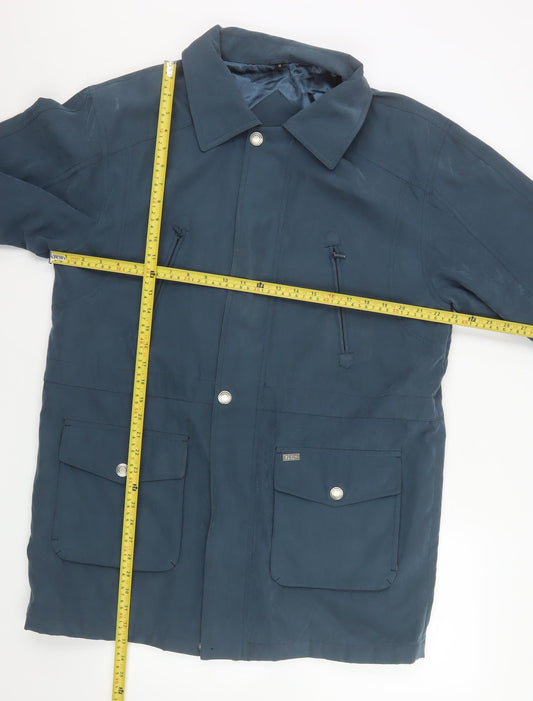 Womens UK Size M Saxon Blue Parka Coat