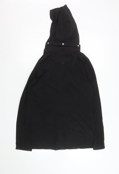 Womens UK Size 6 RESERVED Black Parka Coat