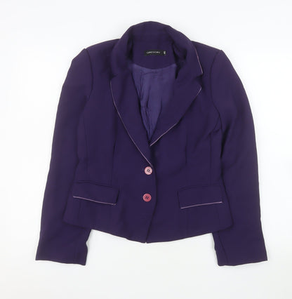 Womens UK Size 12 Gregory Regular Purple Blazer