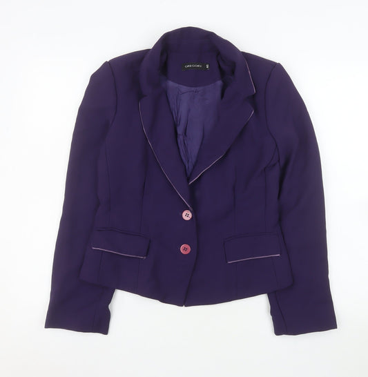 Womens UK Size 12 Gregory Regular Purple Blazer