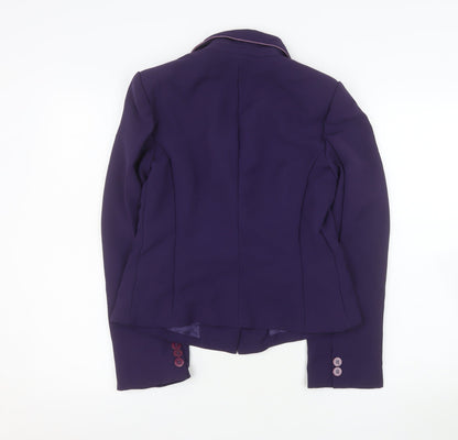 Womens UK Size 12 Gregory Regular Purple Blazer