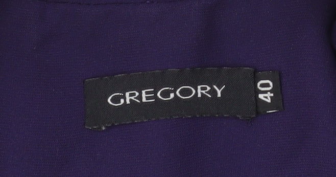 Womens UK Size 12 Gregory Regular Purple Blazer
