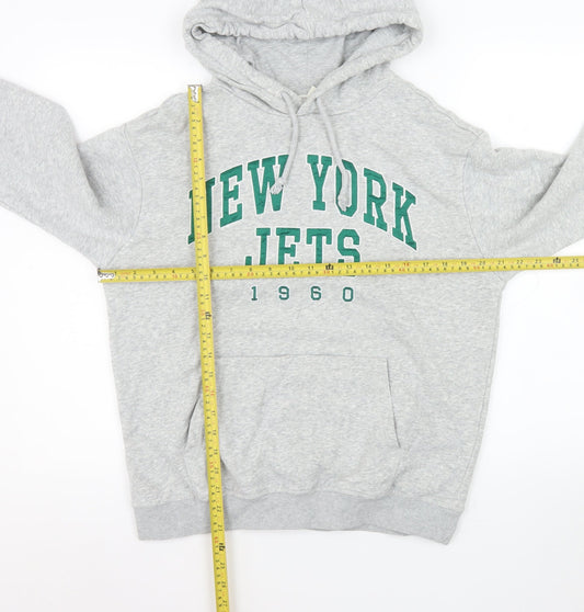 Womens UK Size XS H&M Grey Pullover Hoodie