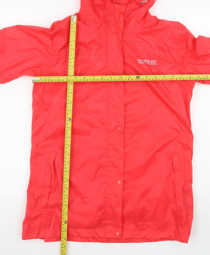 Womens UK Size 12 Regatta Red Rain Coat