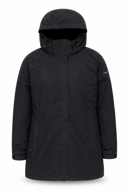 Womens UK Size 2XL Trespass Black Parka Coat