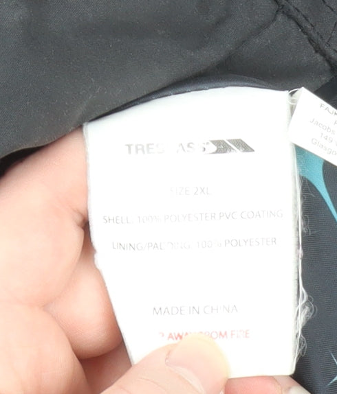 Womens UK Size 2XL Trespass Black Parka Coat