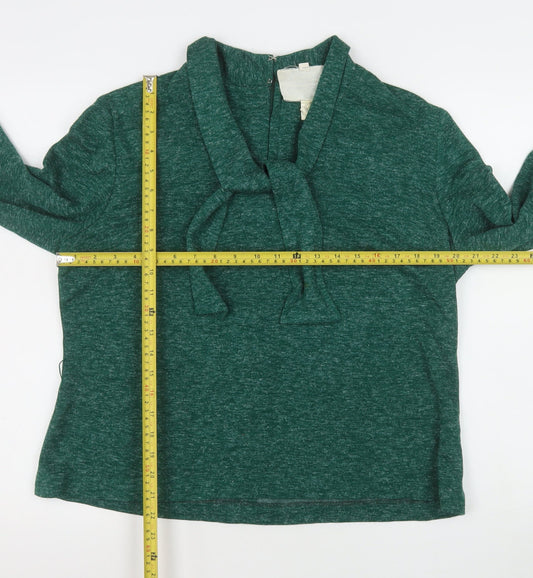 Womens UK Size 20 David Gibson Green Tunic Blouse