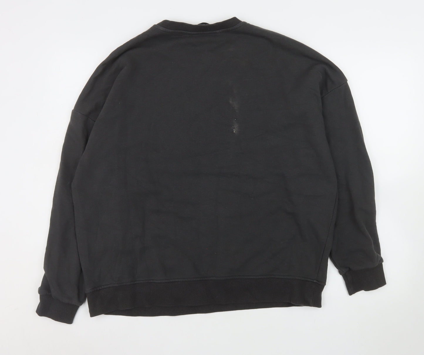 Womens UK Size 16 F&F Black Pullover Sweatshirt