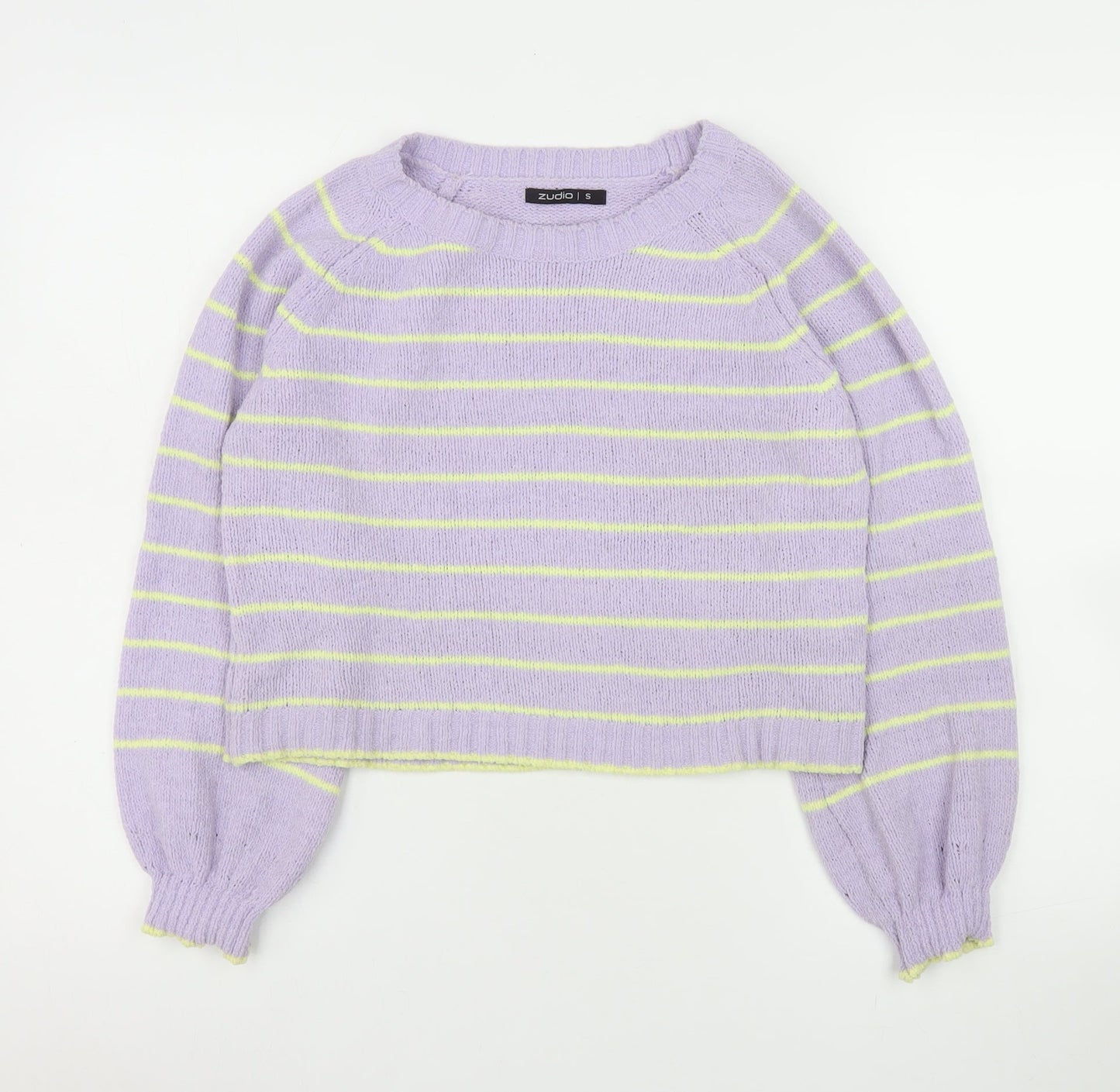 Womens UK Size S Zudio Purple Pullover Jumper