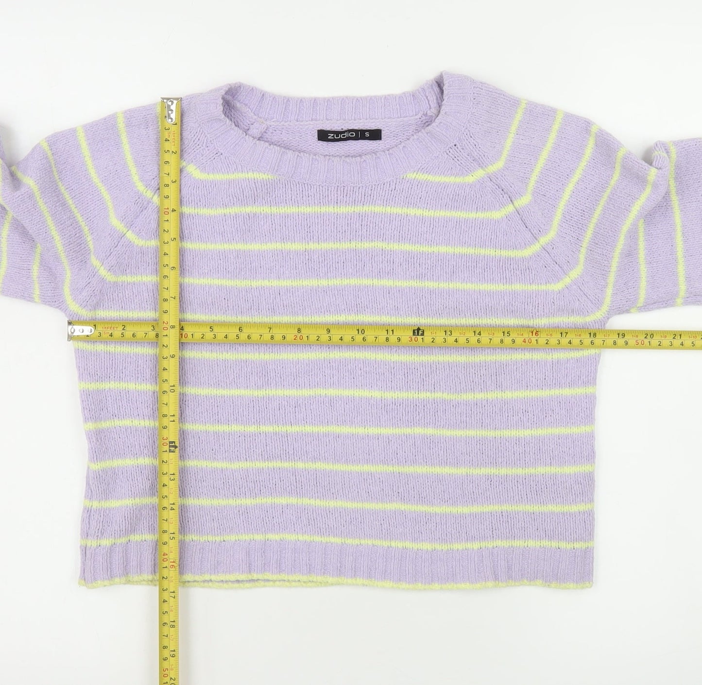 Womens UK Size S Zudio Purple Pullover Jumper