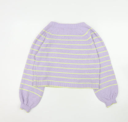 Womens UK Size S Zudio Purple Pullover Jumper