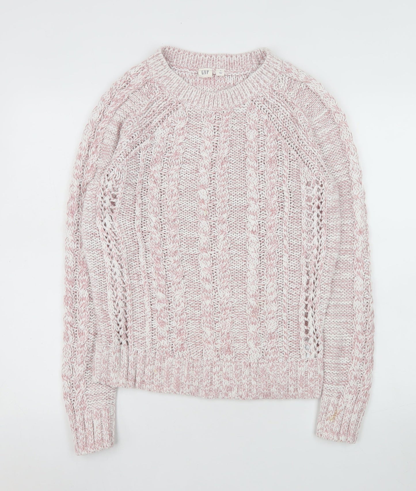 Womens UK Size S Gap Pink Pullover Jumper