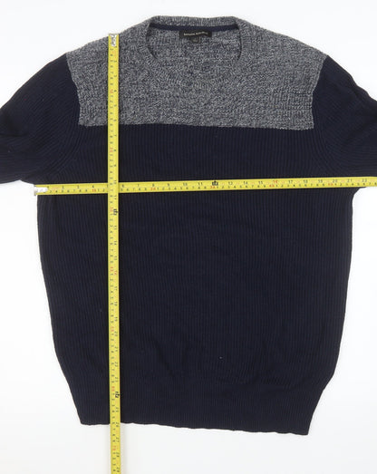 Mens UK Size L Banana Republic Blue Pullover Jumper