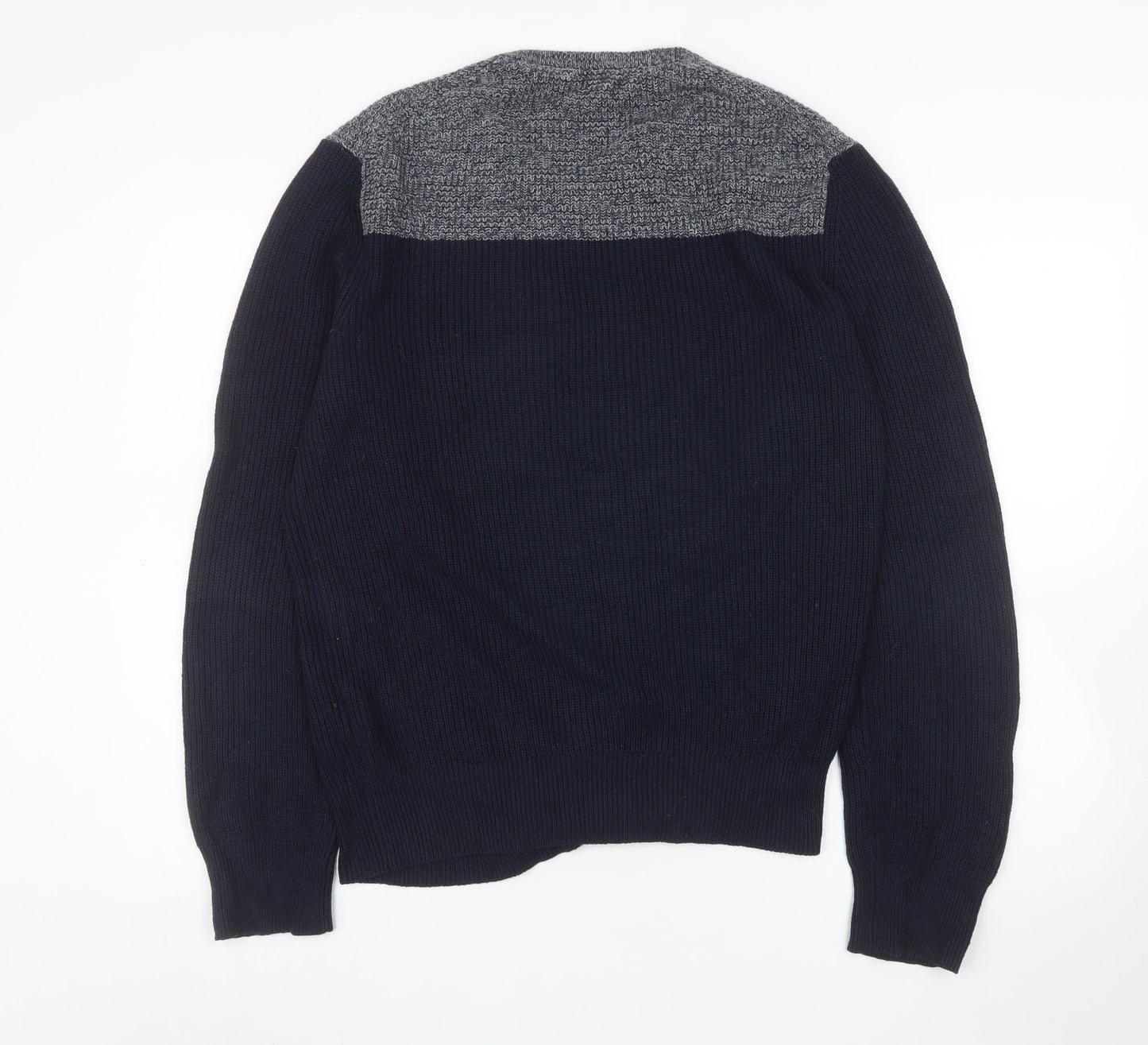 Mens UK Size L Banana Republic Blue Pullover Jumper