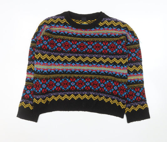 Womens UK Size S Urban Outfitters Multicoloured Pullover Jumper