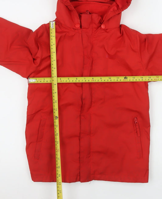 Boys UK Size 9-10 Years Mountain Warehouse Red Puffer Jacket