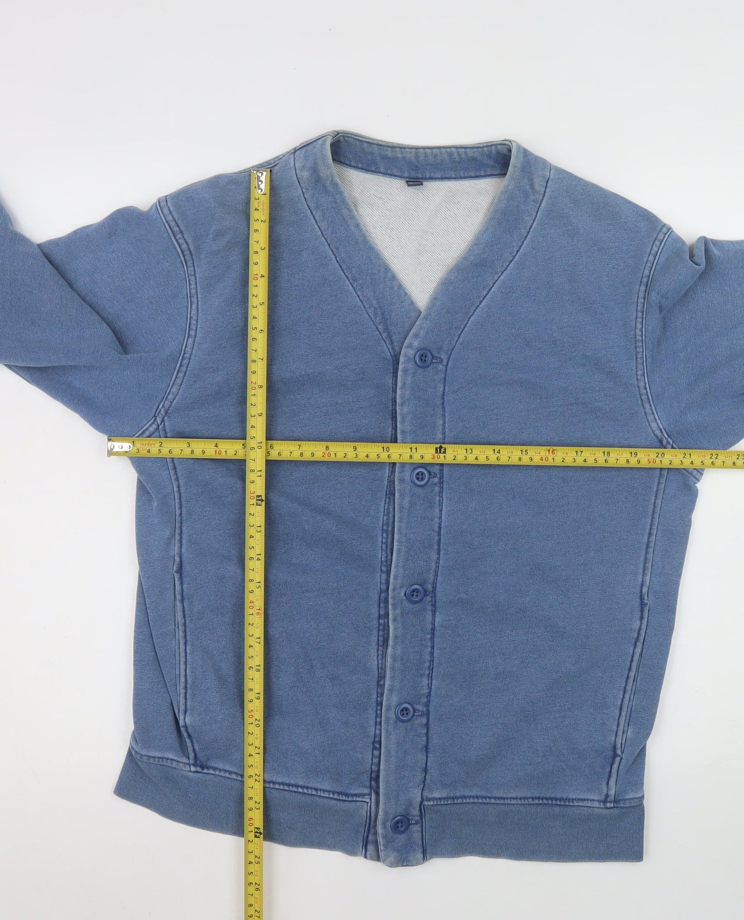 Mens UK Size S Uniqlo Blue Basic Jacket