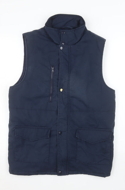 Mens UK Size S Fort Workwear Blue Bodywarmer