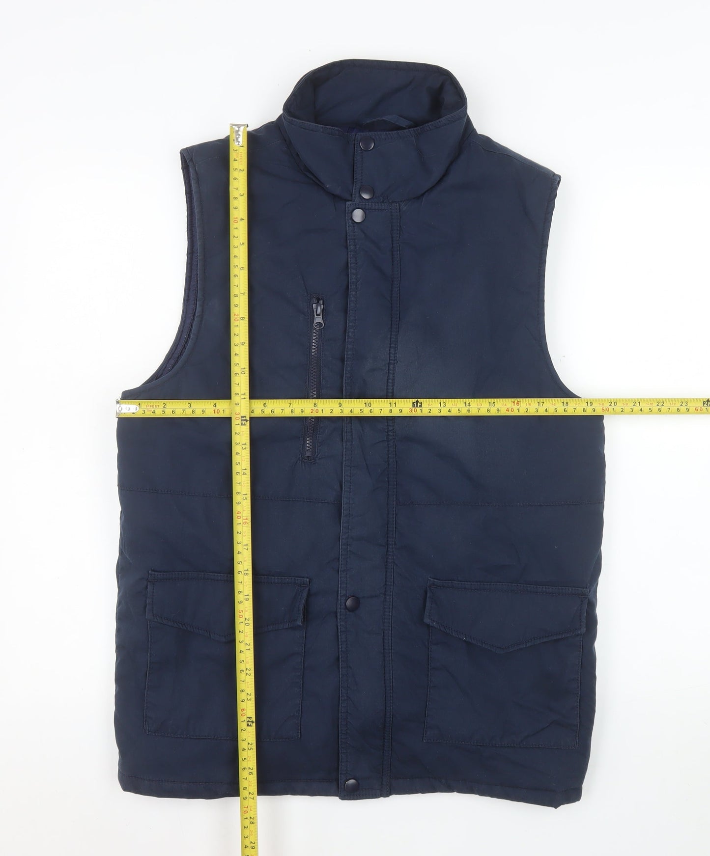 Mens UK Size S Fort Workwear Blue Bodywarmer