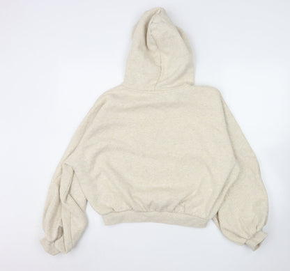 Womens UK Size M H&M Beige Pullover Hoodie