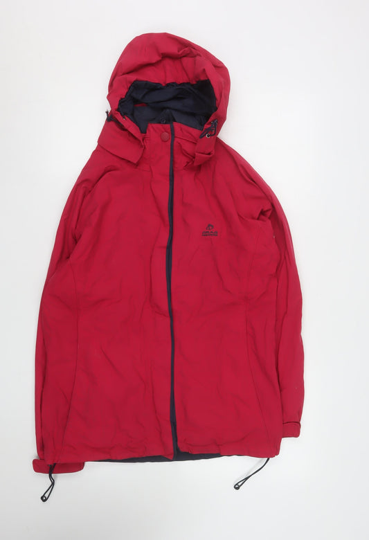 Womens UK Size 10 Craghoppers Red Rain Coat