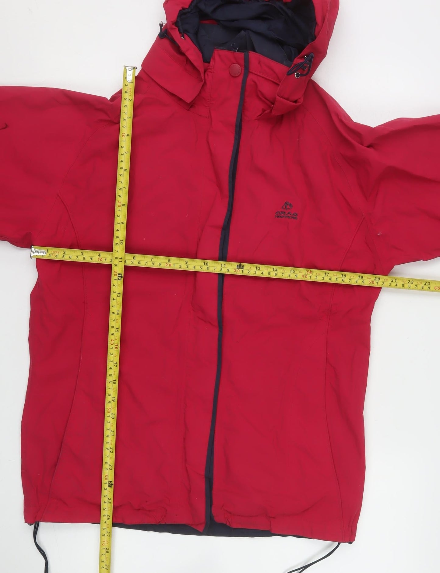 Womens UK Size 10 Craghoppers Red Rain Coat