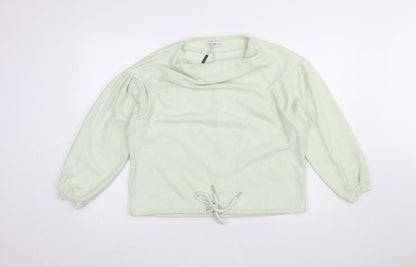 Womens UK Size L Gallery Green Pullover Sweatshirt