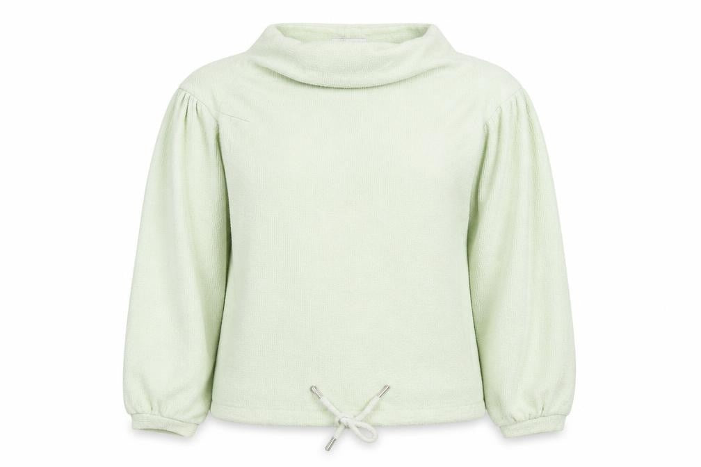 Womens UK Size L Gallery Green Pullover Sweatshirt